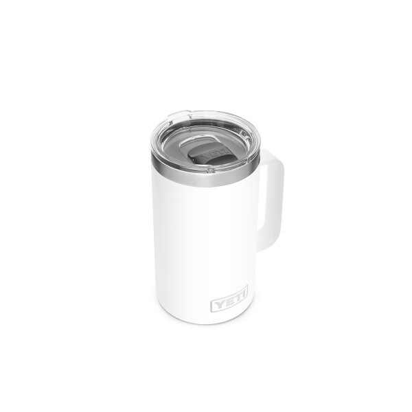 Yeti Rambler 24oz white mug image